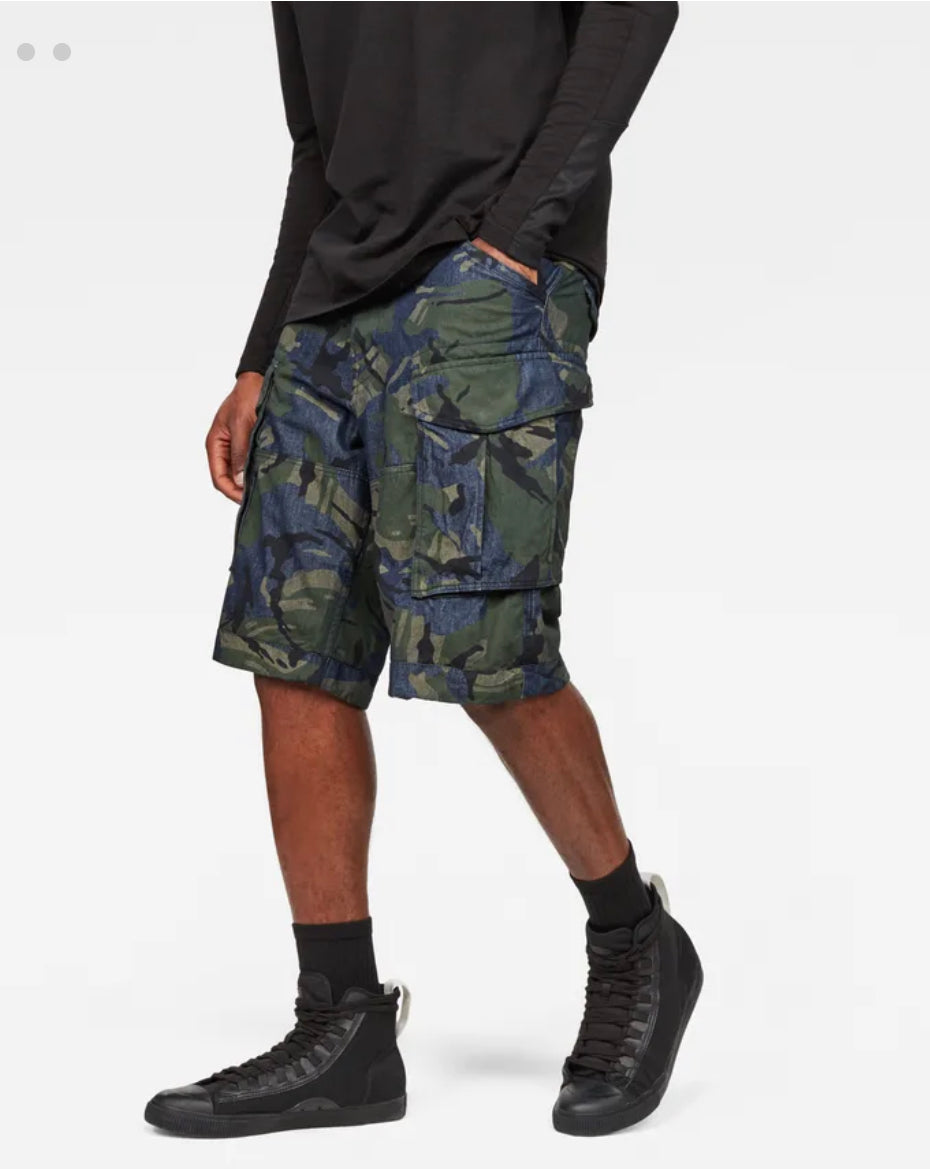 G-Star Raw G-star Shorts Rovic Relaxed 1/2 Length Camo Shorts