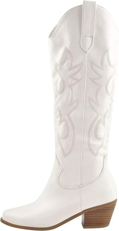 LISHAN Women's Western Boots Cowboy Cowgirl Boots, SIZE 11,
