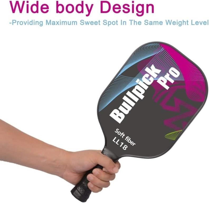 Bullpickpro Graphite Pickleball paddles (2)