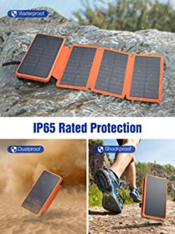 IEsafy 26800mAh Outdoor Solar Charger Solar Power