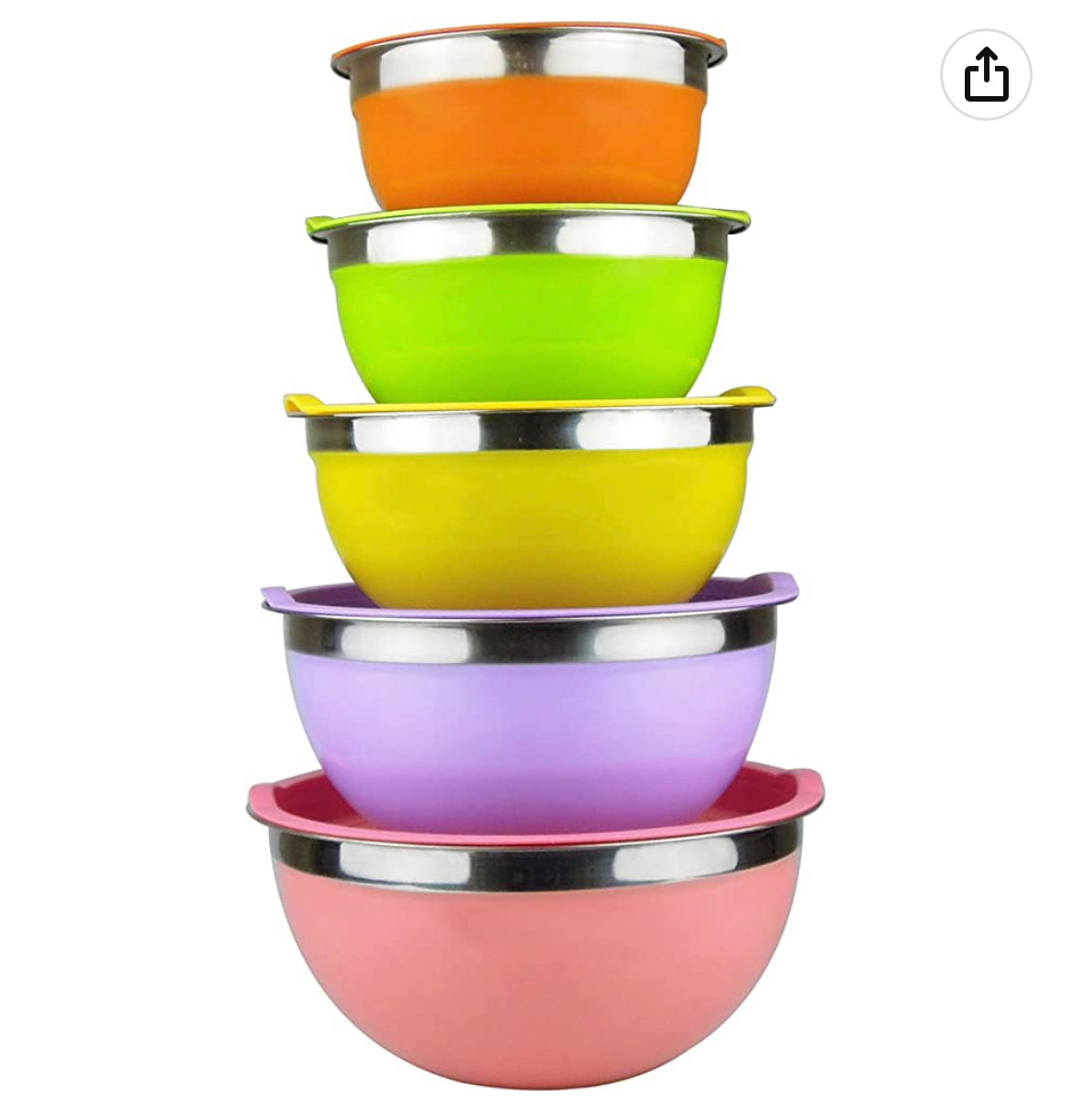 Raking Stainless Steel Mixing Bowls