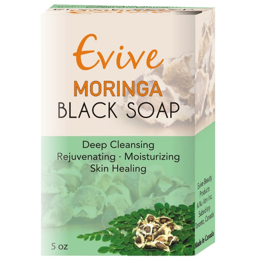 Evive Moringa Deep Cleansing Black Soap