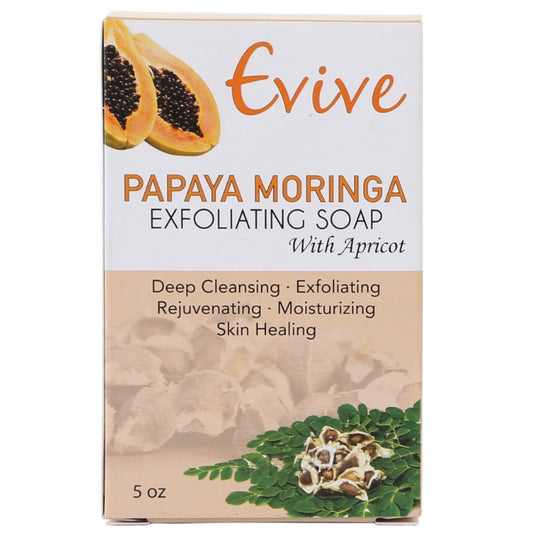 Evive Papaya Moringa Exfoliating Soap