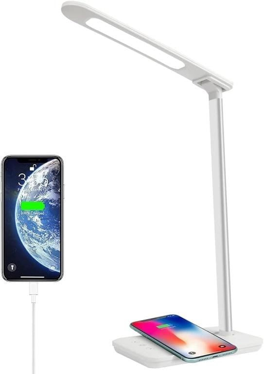 LED Desk Lamp with Wireless Charger
