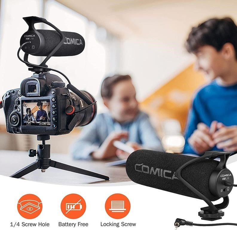 Comica Camera/Smartphone Shotgun Microphone