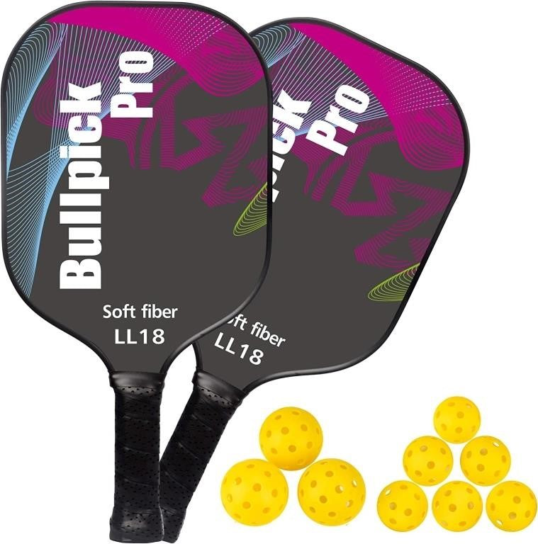 Bullpickpro Graphite Pickleball paddles (2)