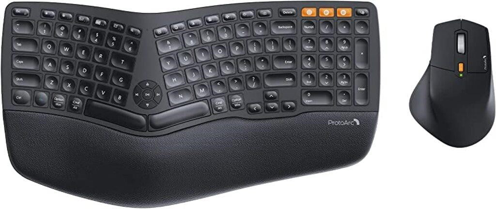 ProtoArc EKM01 Ergo Bluetooth Keyboard & Mouse