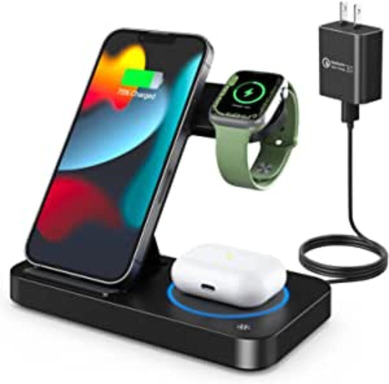 3 in 1 15W Fast Wireless Charger