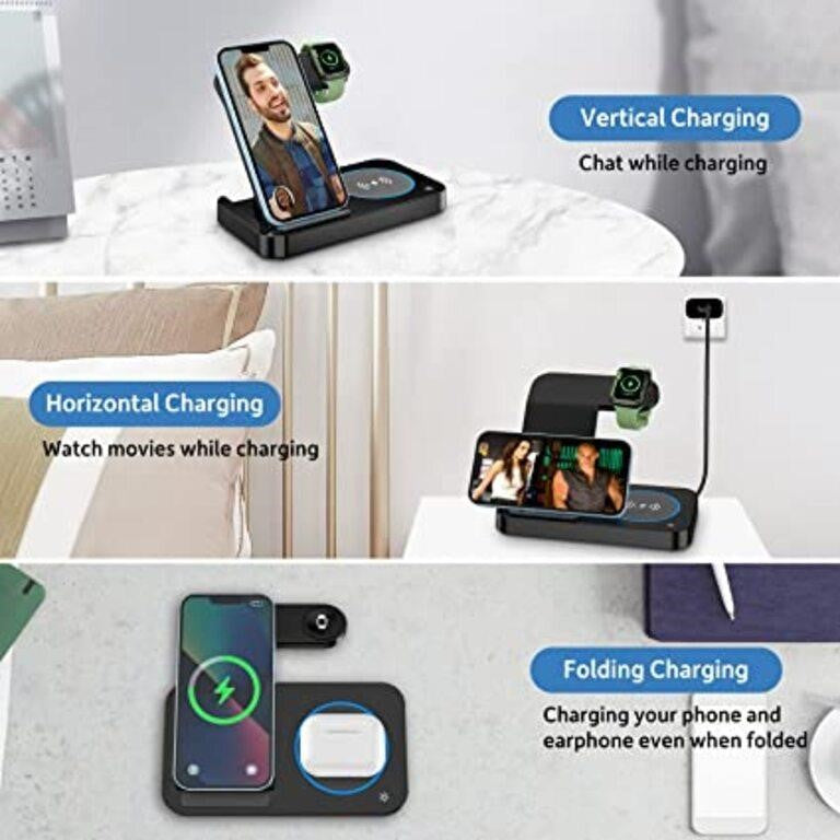 3 in 1 15W Fast Wireless Charger