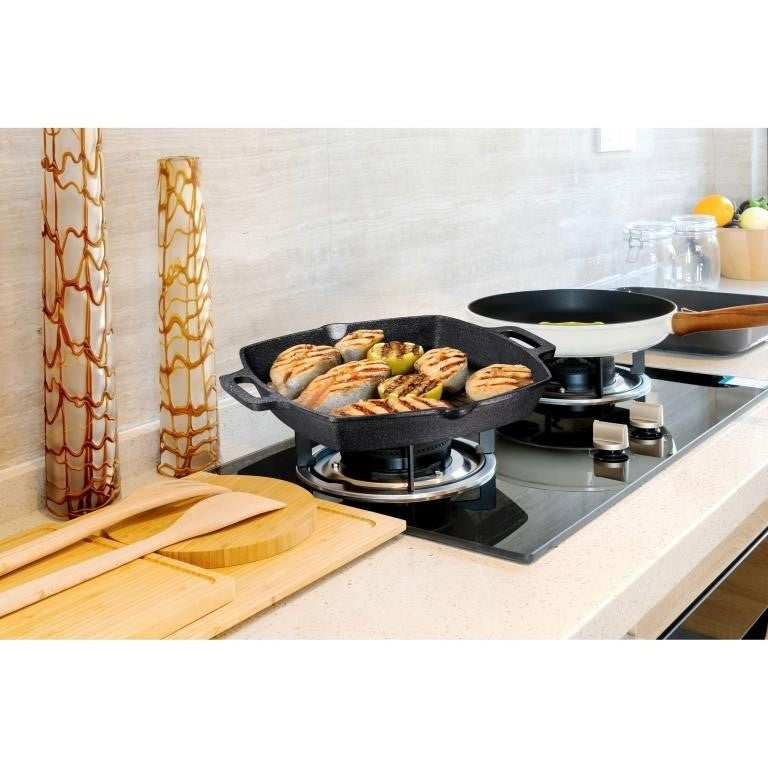 BRUNTMOR PRE SEASONED GRIDDLE PAN SIZE 13 INCHES