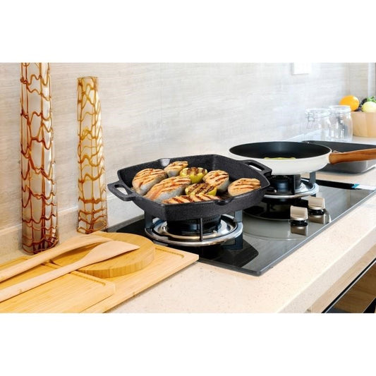 BRUNTMOR PRE SEASONED GRIDDLE PAN SIZE 13 INCHES